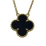 ヴァンクリーフ＆アーペル Van Cleef & Arpels ヴィンテージアルハンブラネックレス ゴールド 750/オニキス ジュエリー