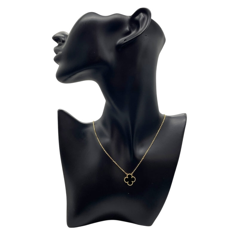 ヴァンクリーフ＆アーペル Van Cleef & Arpels ヴィンテージアルハンブラネックレス ゴールド 750/オニキス ジュエリー
