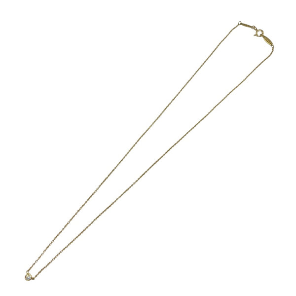 ティファニー TIFFANY＆CO バイザヤードネックレス ゴールド Au750/ダイヤモンド ジュエリー