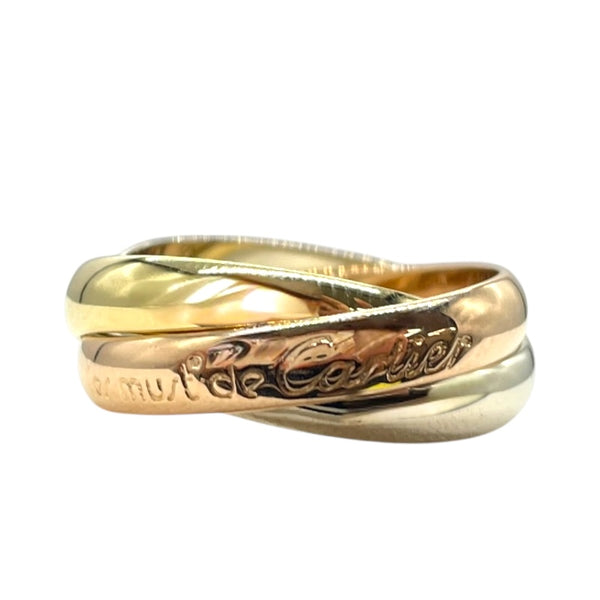 カルティエ Cartier トリニティリング ピンクゴールド×ホワイトゴールド×ゴールド 750 ジュエリー