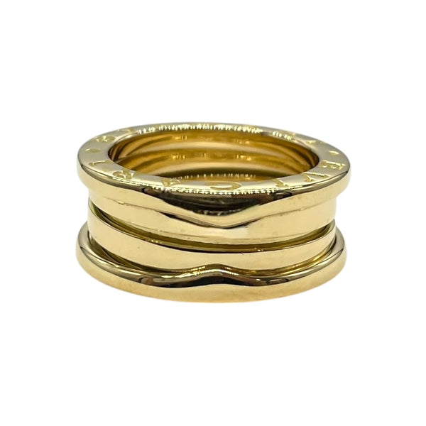 ブルガリ BVLGARI ビーゼロワンリング3バンド S ゴールド 750 ジュエリー
