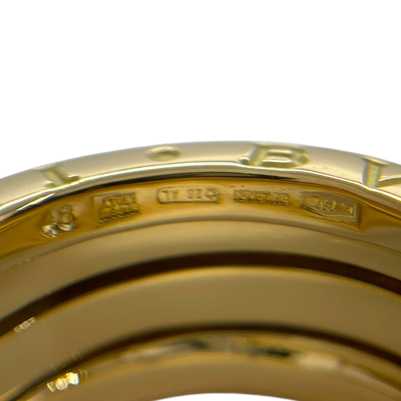ブルガリ BVLGARI ビーゼロワンリング3バンド S ゴールド 750 ジュエリー