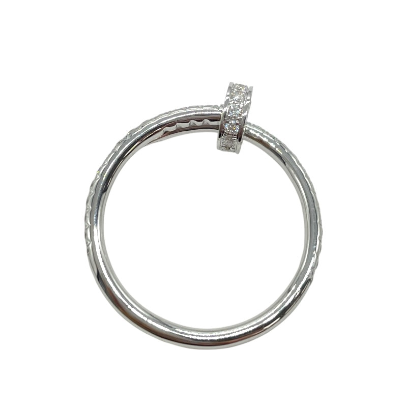 カルティエ Cartier ジュストアンクルリングSM ホワイトゴールド Au750/ダイヤモンド ジュエリー