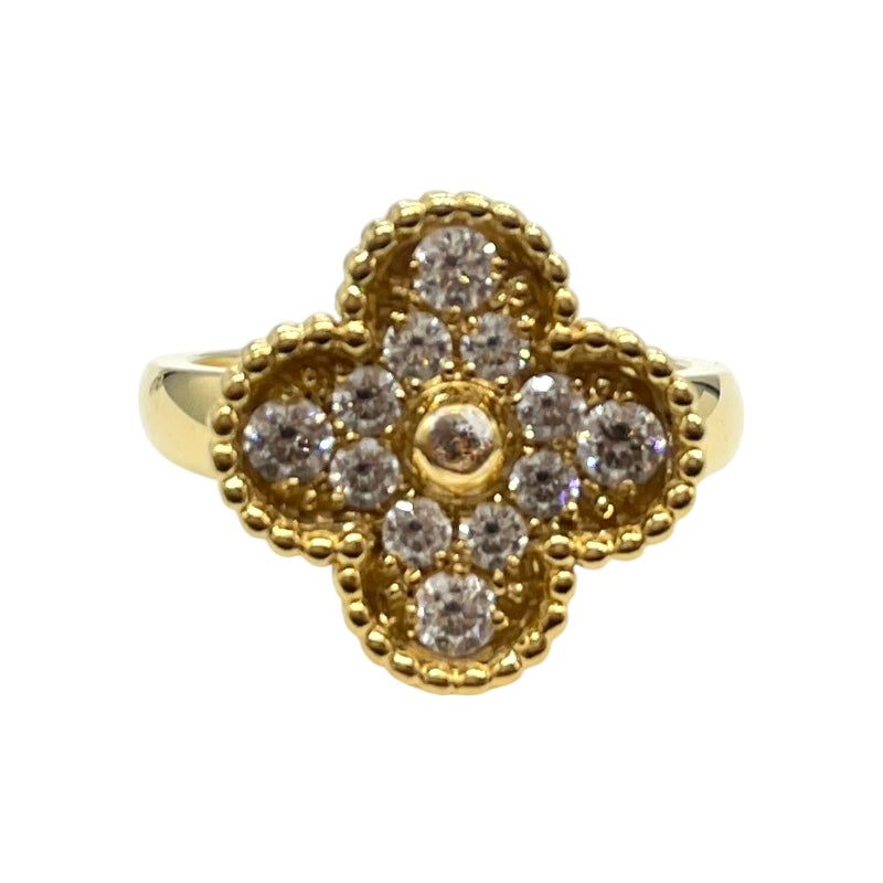ヴァンクリーフ＆アーペル Van Cleef & Arpels ヴィンテージアルハンブラダイヤリング ゴールド 750/ダイヤモンド ジュエリー