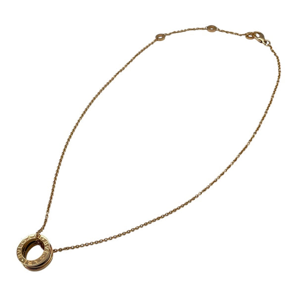 ブルガリ BVLGARI ビーゼロワンレジェンドネックレス ピンクゴールド 750/セラミック ジュエリー