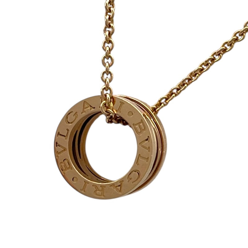 ブルガリ BVLGARI ビーゼロワンレジェンドネックレス ピンクゴールド 750/セラミック ジュエリー