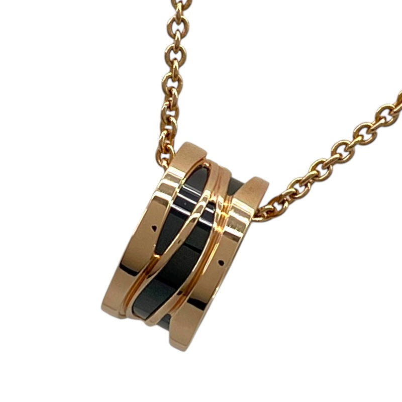 ブルガリ BVLGARI ビーゼロワンレジェンドネックレス ピンクゴールド 750/セラミック ジュエリー