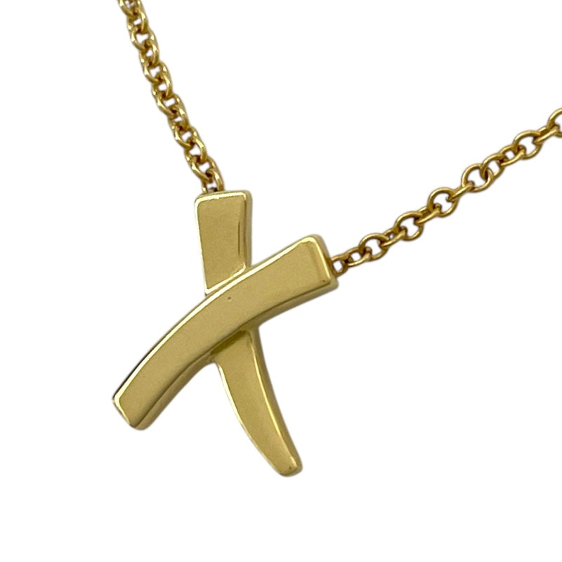 ティファニー TIFFANY＆CO キス ネックレス ゴールド 750 ジュエリー