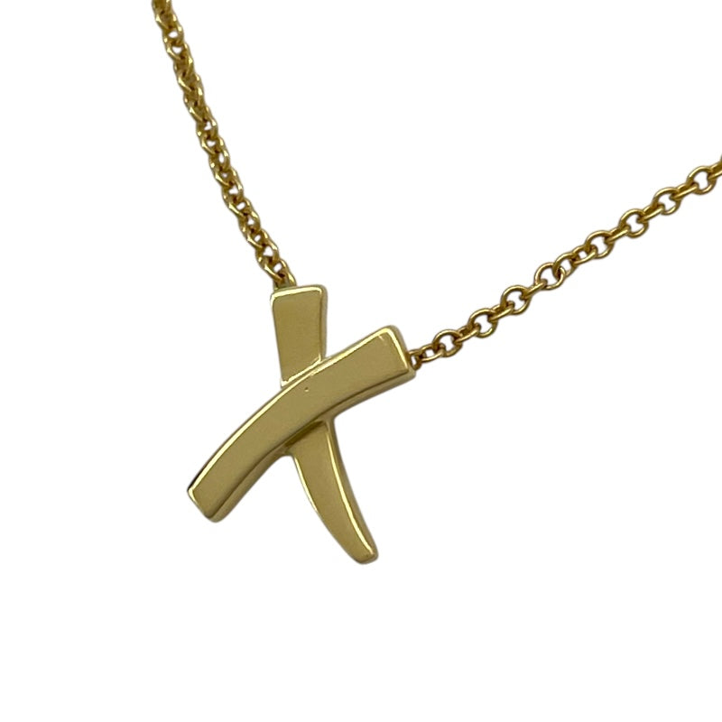 ティファニー TIFFANY＆CO キス ネックレス ゴールド 750 ジュエリー