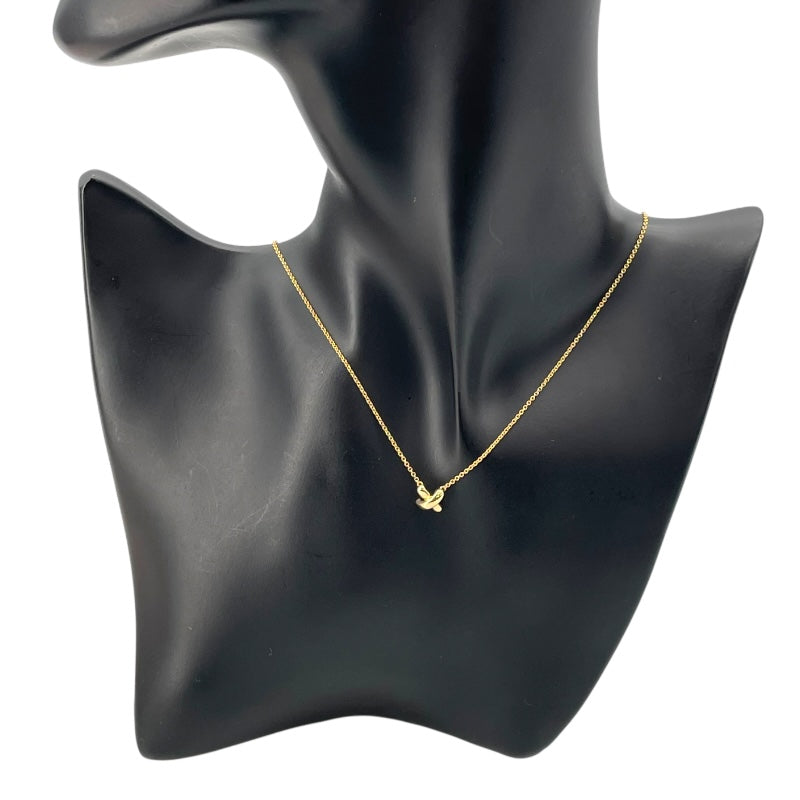 ティファニー TIFFANY＆CO クロスステッチネックレス ゴールド 750 ジュエリー