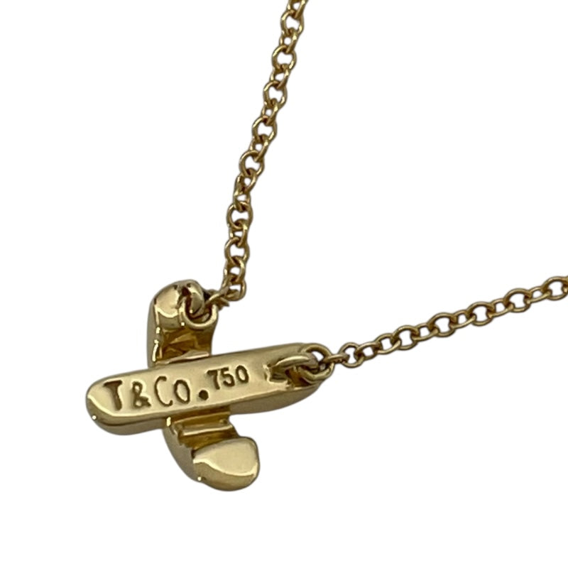 ティファニー TIFFANY＆CO クロスステッチネックレス ゴールド 750 ジュエリー