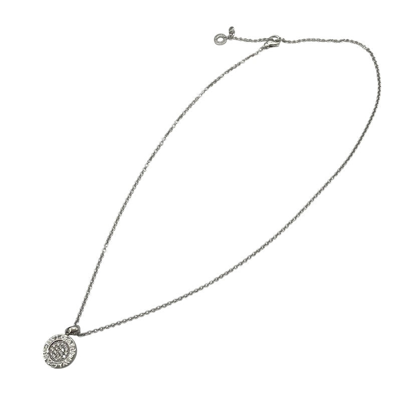 BVLGARI ブルガリブルガリ パヴェダイヤモンド ネックレス 750WG ブルガリ BVLGARI ブルガリブルガリ パヴェダイヤ ネックレス