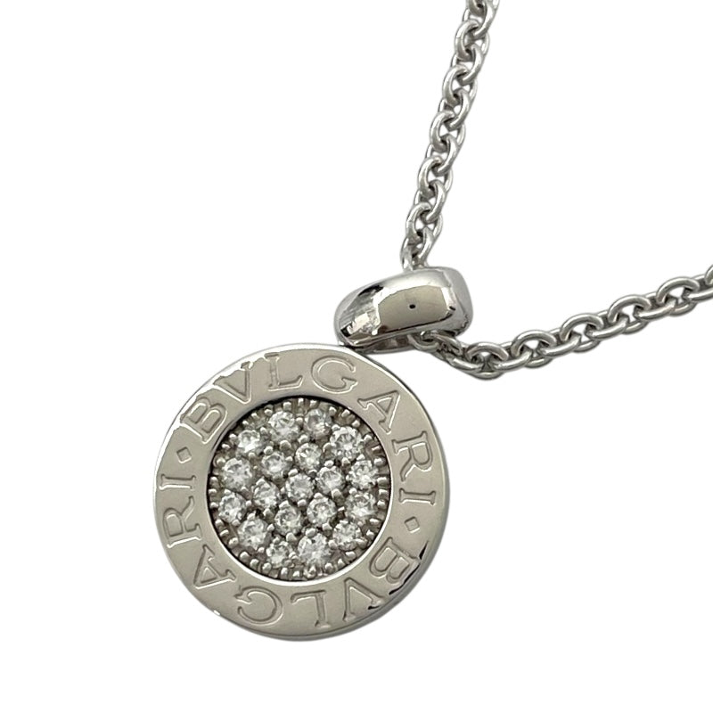 ブルガリ BVLGARI ブルガリブルガリ パヴェダイヤ ネックレス ホワイトゴールド 750/ダイヤモンド ジュエリー