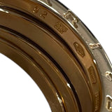ブルガリ BVLGARI ビーゼロワンリング3バンド(S) ピンクゴールド 750PG ジュエリー