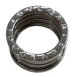 ブルガリ BVLGARI ビーゼロワン リング4バンド(M) ホワイトゴールド K18WG ジュエリー