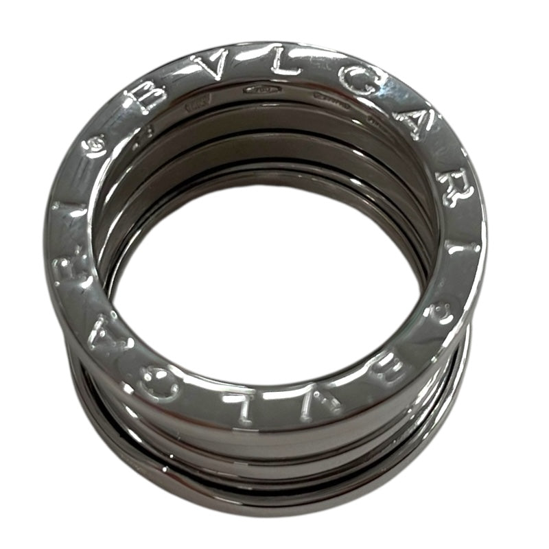 ブルガリ BVLGARI ビーゼロワン リング4バンド(M) ホワイトゴールド K18WG ジュエリー
