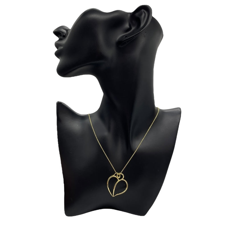 ティファニー TIFFANY＆CO アップルリーフハートネックレス ゴールド 18K/750 ジュエリー