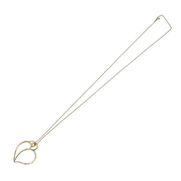 ティファニー TIFFANY＆CO アップルリーフハートネックレス ゴールド 18K/750 ジュエリー