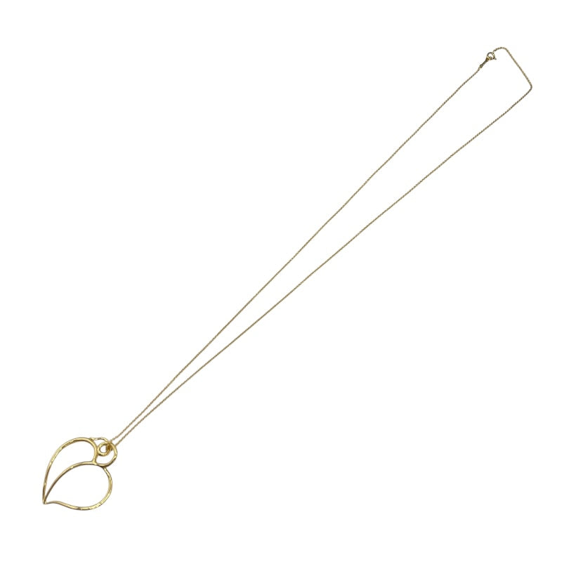 ティファニー TIFFANY＆CO アップルリーフハートネックレス ゴールド 18K/750 ジュエリー
