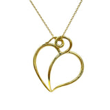 ティファニー TIFFANY＆CO アップルリーフハートネックレス ゴールド 18K/750 ジュエリー