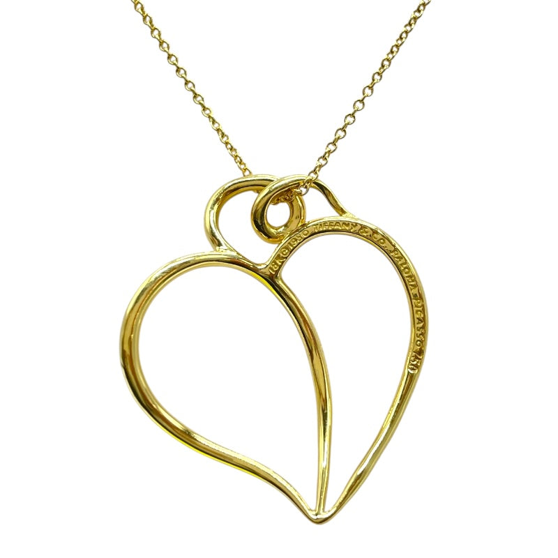 ティファニー TIFFANY＆CO アップルリーフハートネックレス ゴールド 18K/750 ジュエリー