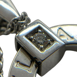 ブルガリ BVLGARI ブルガリブルガリ1Pダイヤネックレス ホワイトゴールド 750/ダイヤモンド ジュエリー