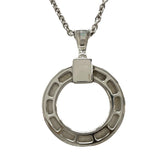 ブルガリ BVLGARI ブルガリブルガリ1Pダイヤネックレス ホワイトゴールド 750/ダイヤモンド ジュエリー