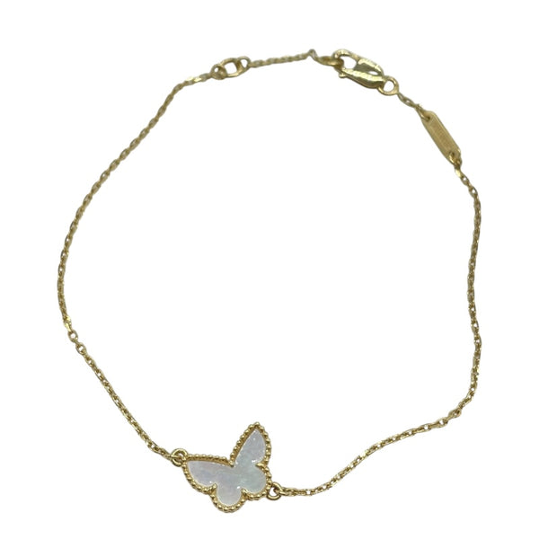 ヴァンクリーフ＆アーペル Van Cleef & Arpels スウィートパピヨンブレス ゴールド Au750/マザーオブパール ジュエリー