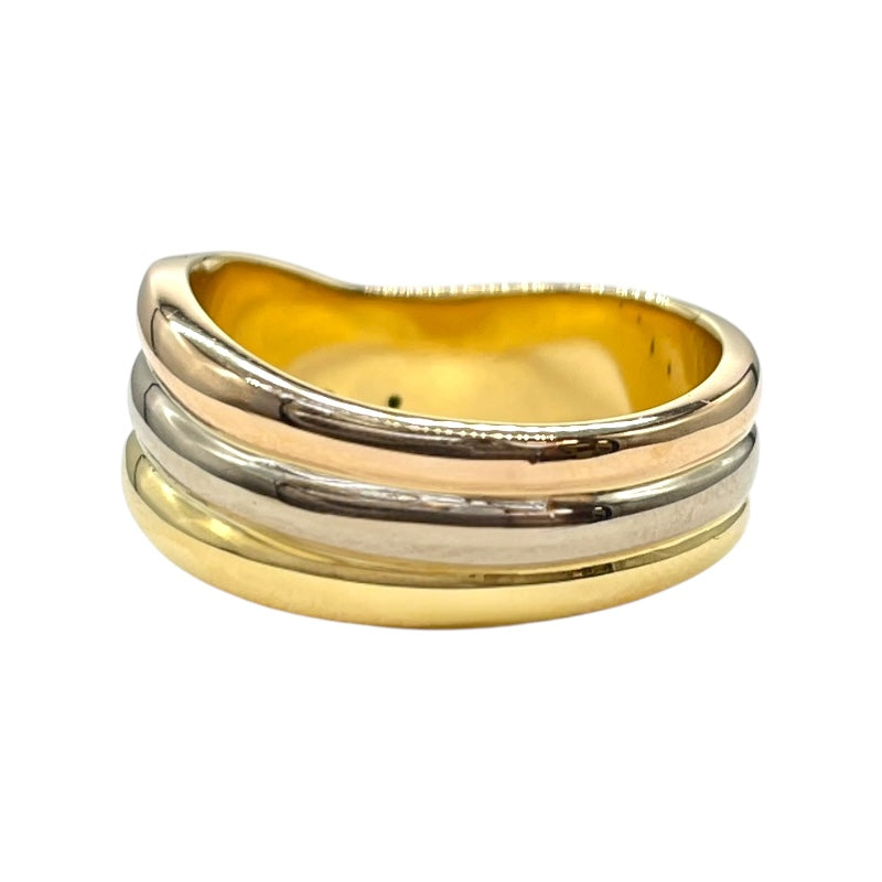 カルティエ Cartier スリーカラ―リング ピンクゴールド×ホワイトゴールド×ゴールド 750 ジュエリー