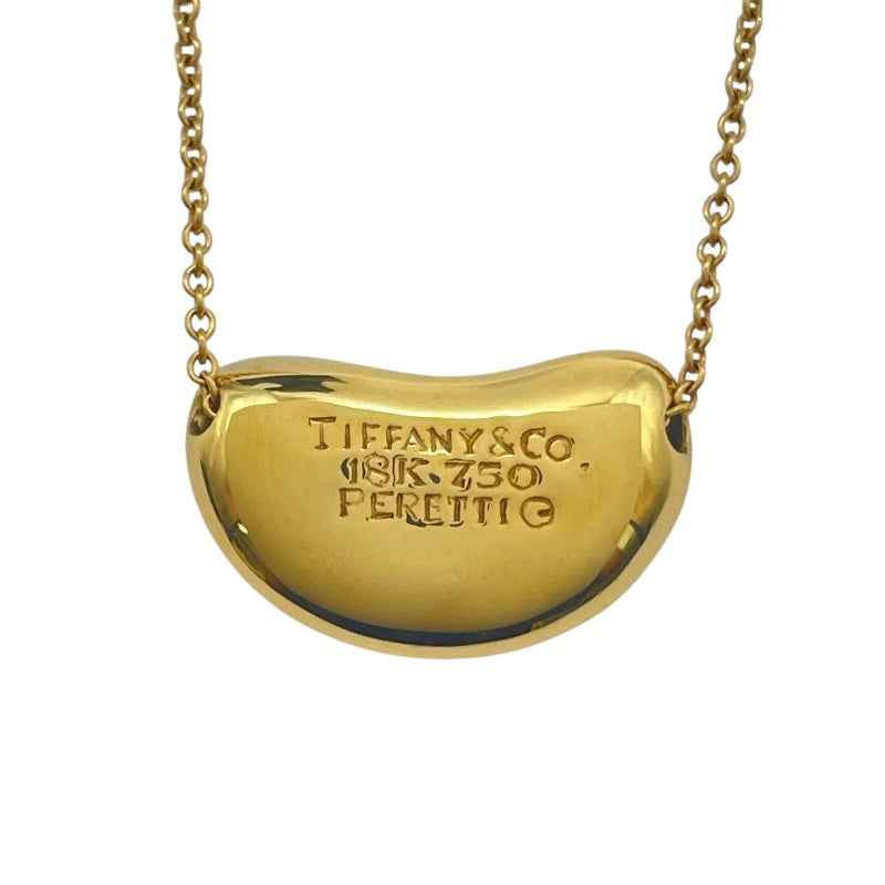 ティファニー TIFFANY＆CO ビーンズネックレス ゴールド K18YG ジュエリー