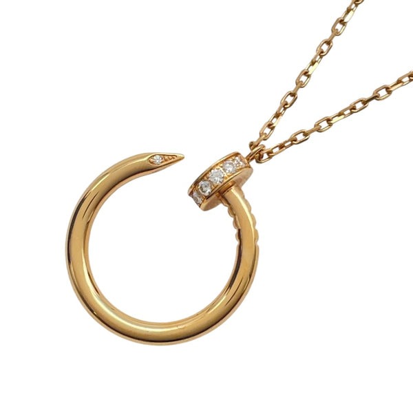 カルティエ Cartier ジュストアンクルダイヤネックレス ピンク