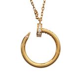 カルティエ Cartier ジュストアンクルダイヤネックレス ピンクゴールド Au750 ダイヤモンド ジュエリー