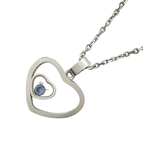 ショパール ネックレス マイハッピーハート 18Kホワイトゴールド ダイヤモンド ショパール〉マイ ハッピーハート ネックレス | 宝飾時計専門店