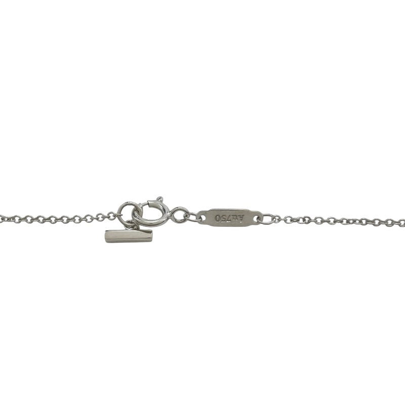 ティファニー TIFFANY＆CO Tスマイルネックレススモール ホワイトゴールド Au750 ジュエリー