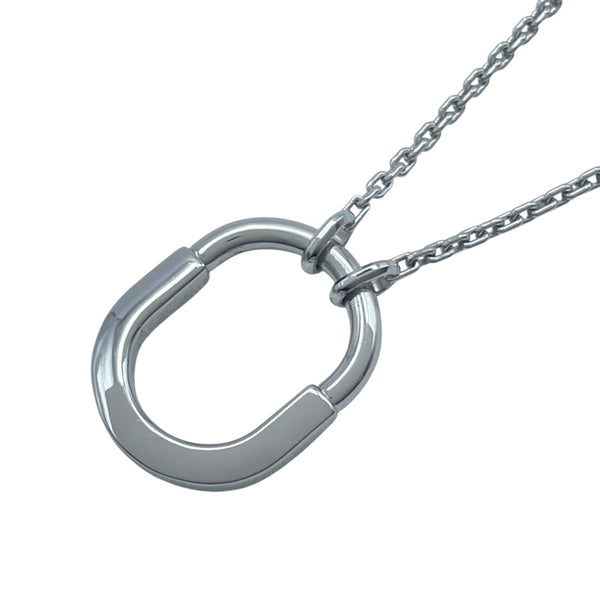 ティファニー TIFFANY＆CO ロックネックレススモール ホワイトゴールド K18WG ジュエリー