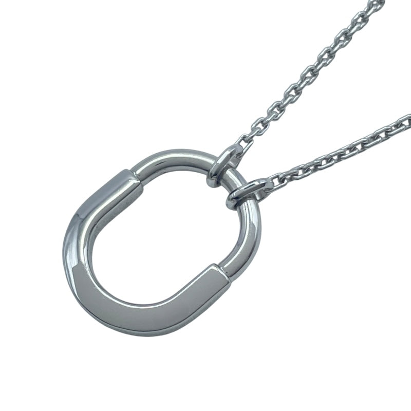 ティファニー TIFFANY＆CO ロックネックレススモール ホワイトゴールド K18WG ジュエリー