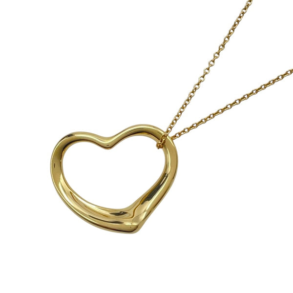 ティファニー TIFFANY＆CO オープンハートネックレス ゴールド K18YG ジュエリー