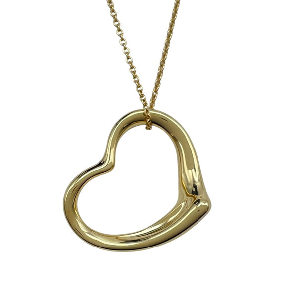 ティファニー TIFFANY＆CO オープンハートネックレス ゴールド K18YG ジュエリー