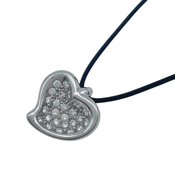 ティファニー TIFFANY＆CO フルハートコードネックレス プラチナ Pt950 ジュエリー