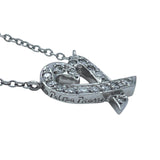 ティファニー TIFFANY＆CO ラビングハートネックレス プラチナ Pt950 ジュエリー
