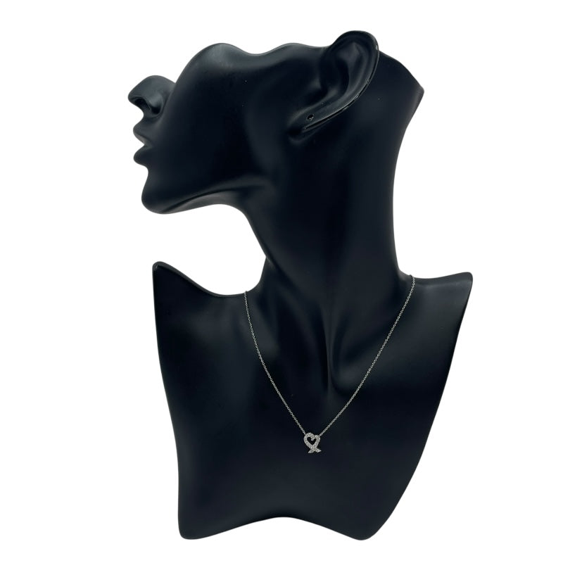 ティファニー TIFFANY＆CO ラビングハートネックレス プラチナ Pt950 ジュエリー