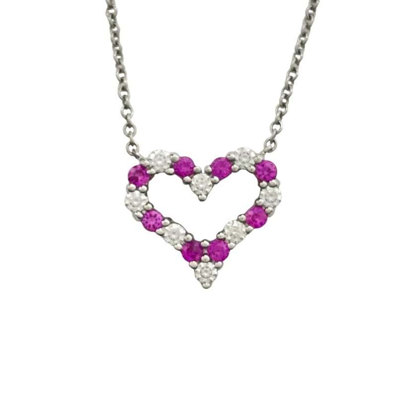 ティファニー TIFFANY＆CO センチメンタルハートネックレス プラチナ Pt950 ジュエリー