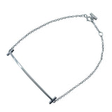 ティファニー TIFFANY＆CO Tスマイルブレスミディアム ホワイトゴールド Au750 ジュエリー