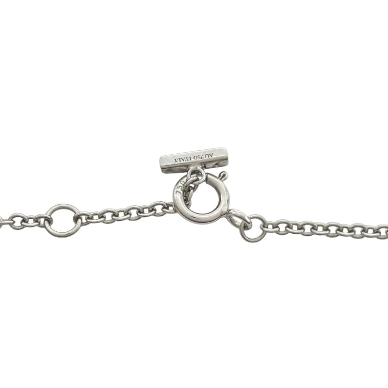 ティファニー TIFFANY＆CO Tスマイルブレスミディアム ホワイトゴールド Au750 ジュエリー