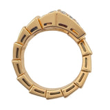 ブルガリ BVLGARI セルペンティヴァイパーリング ピンクゴールド 750 ダイヤモンド ジュエリー
