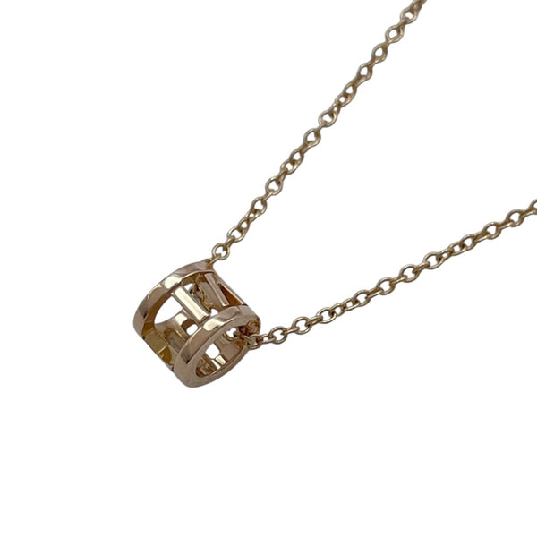 ティファニー TIFFANY＆CO オープンアトラスネックレスミニ ピンクゴールド Au750 ジュエリー