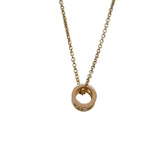 ティファニー TIFFANY＆CO オープンアトラスネックレスミニ ピンクゴールド Au750 ジュエリー