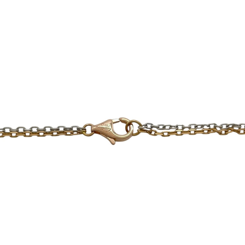 カルティエ Cartier ラブスリーフープネックレス ピンクゴールド/ホワイトゴールド 750 ジュエリー