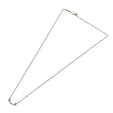 ティファニー TIFFANY＆CO Tスマイルダイヤネックレスミニ ゴールド Au750 ジュエリー