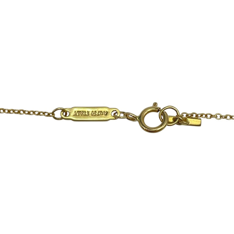 ティファニー TIFFANY＆CO Tスマイルダイヤネックレスミニ ゴールド Au750 ジュエリー